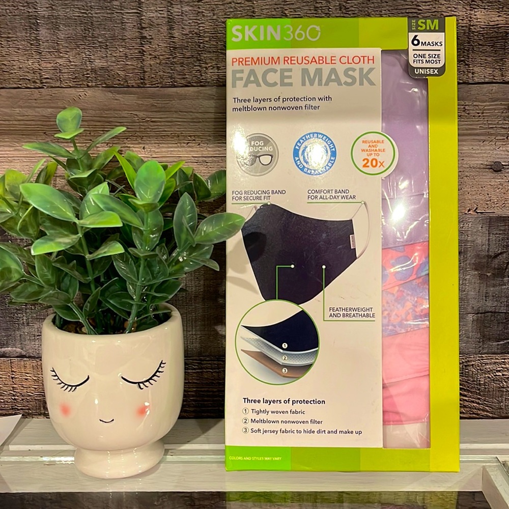 ❤️NEW!!!❤️ Skin360 Premium Reusable Face Mask.